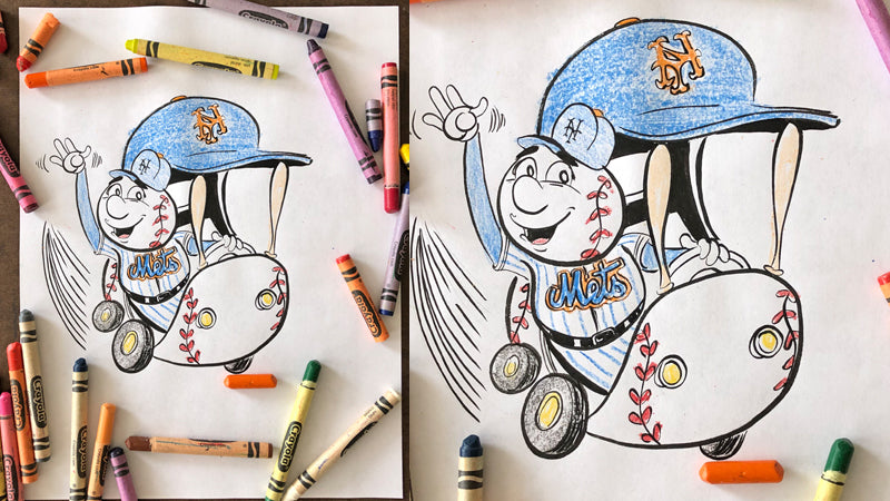 ART CLASS WITH HERM! Episode 5: Draw The Mets Bullpen Cart