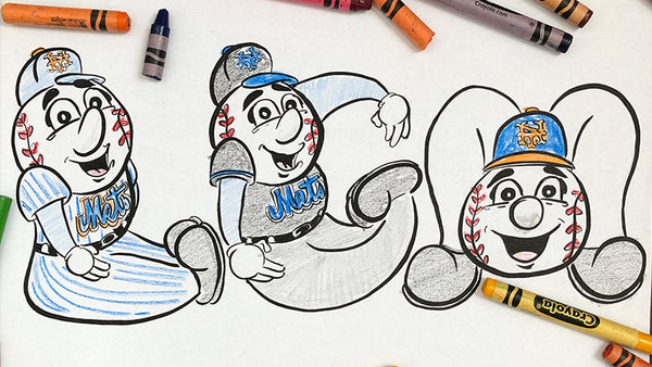 LEARN TO DRAW MR. AND MRS. MET! ART CLASS WITH HERM! : EPISODE 001 