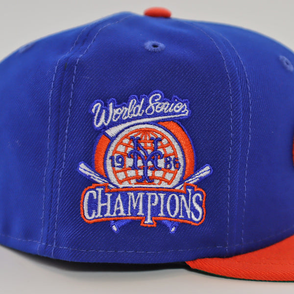 The 7 Line Mets Script 1986 Champs | New Era Fitted