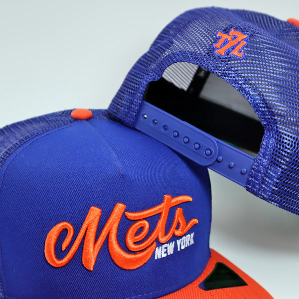 The 7 Line Mets Script 1986 Champs | New Era Mesh Snapback