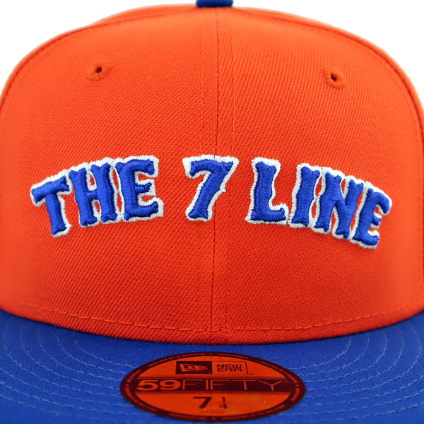 THE 7 LINE x METS Arched | New Era Fitted (ORANGE)
