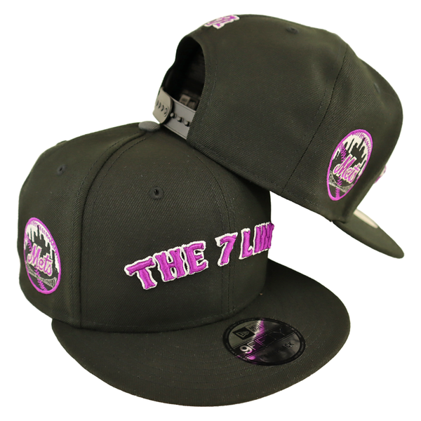 THE 7 LINE x METS Arched | New Era Snapback (BLACK)
