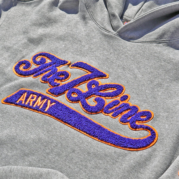 The 7 Line Army x Mets Chenille | Oversized Boxy Hooded sweatshirt (Gr