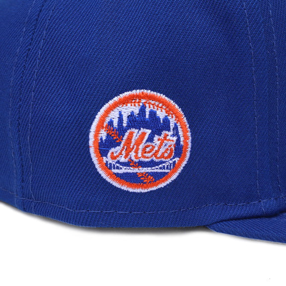 New York Mets New Era Orange/Royal Blue Bill Alternate Logo 59FIFTY Fitted  Hat