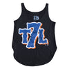 T7L Logo - Ladies Tank - BLACK - The 7 Line - For Mets fans, by Mets fans. An independently owned clothing/lifestyle brand supporting the Mets players and their fans.