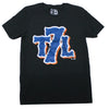 T7L Logo Tee - BLACK - The 7 Line - For Mets fans, by Mets fans. An independently owned clothing/lifestyle brand supporting the Mets players and their fans.