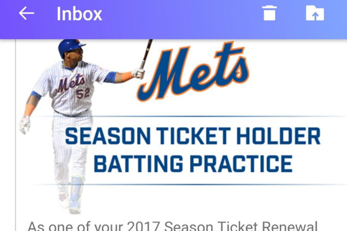 Wanna take batting practice on the field today?