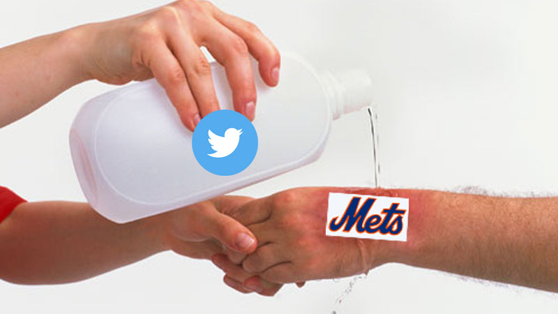 A late night burn from the Mets twitter account