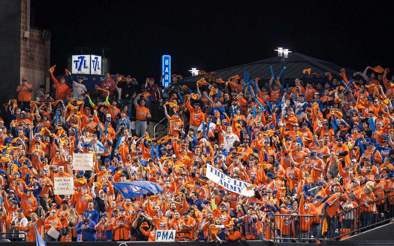 What's it like to sit with The 7 Line Army? 