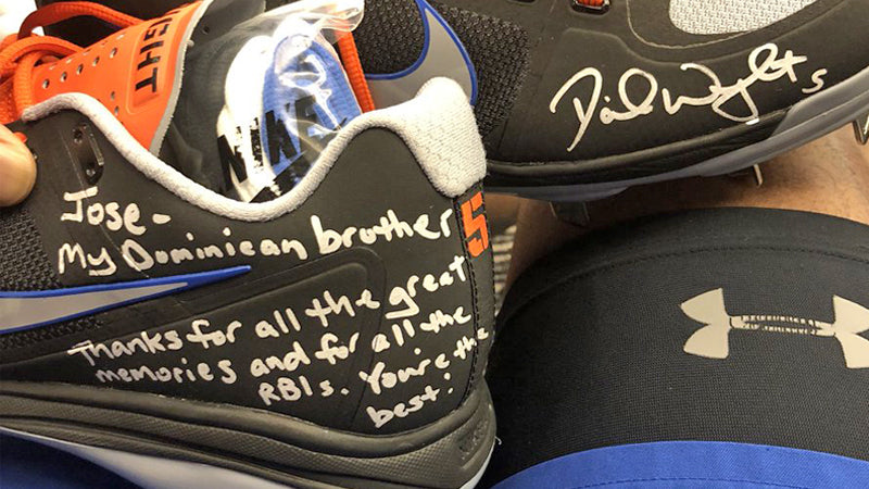 New York Mets news: David Wright gifts heartfelt shoes to Jose Reyes