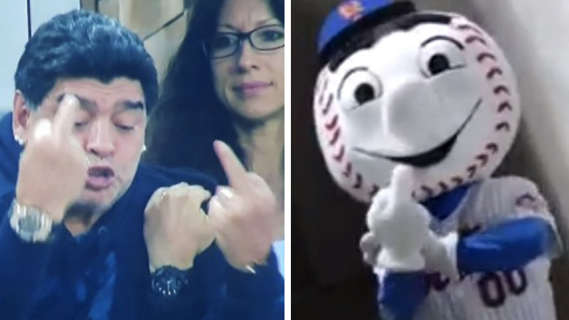 DIEGO MARADONA IS THE STRUGGLING METS FAN