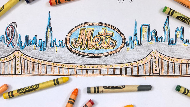 ART CLASS WITH HERM! EPISODE 16: DRAW THE METS SHEA STADIUM SCOREBOARD