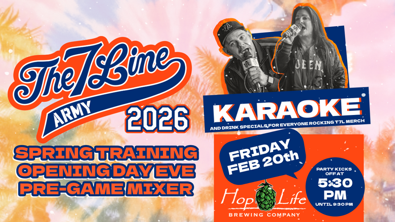The 7 Line Army Spring Training Opening Day Eve Party