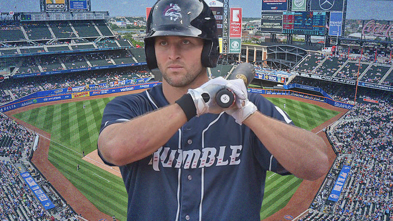You know Tim Tebow will be in Queens come September