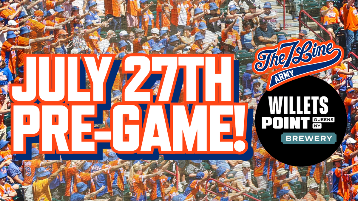 July 27th Pregame Deal at Willets Point Brewery