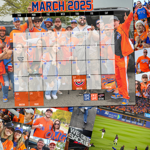 The 7 Line Army 2025 Mets Calendar