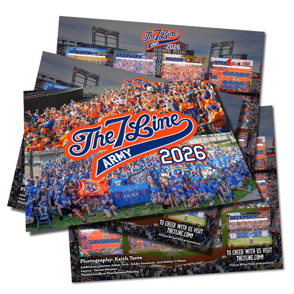 The 7 Line Army 2026 Mets Calendar