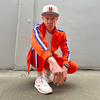 The 7 Line T7L Racing Stripe | Track Suit (Orange)