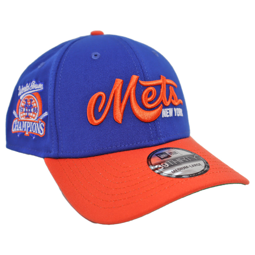 The 7 Line Mets Script 1986 Champs | New Era Stretch Fit