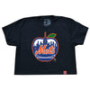 METS APPLE | Ladies Crop Top (Black)