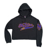 The 7 Line Army x Mets Chenille | Ladies cropped sweatshirt (Black)
