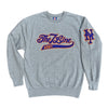 The 7 Line Army x Mets Chenille | Crew neck sweatshirt (Grey)