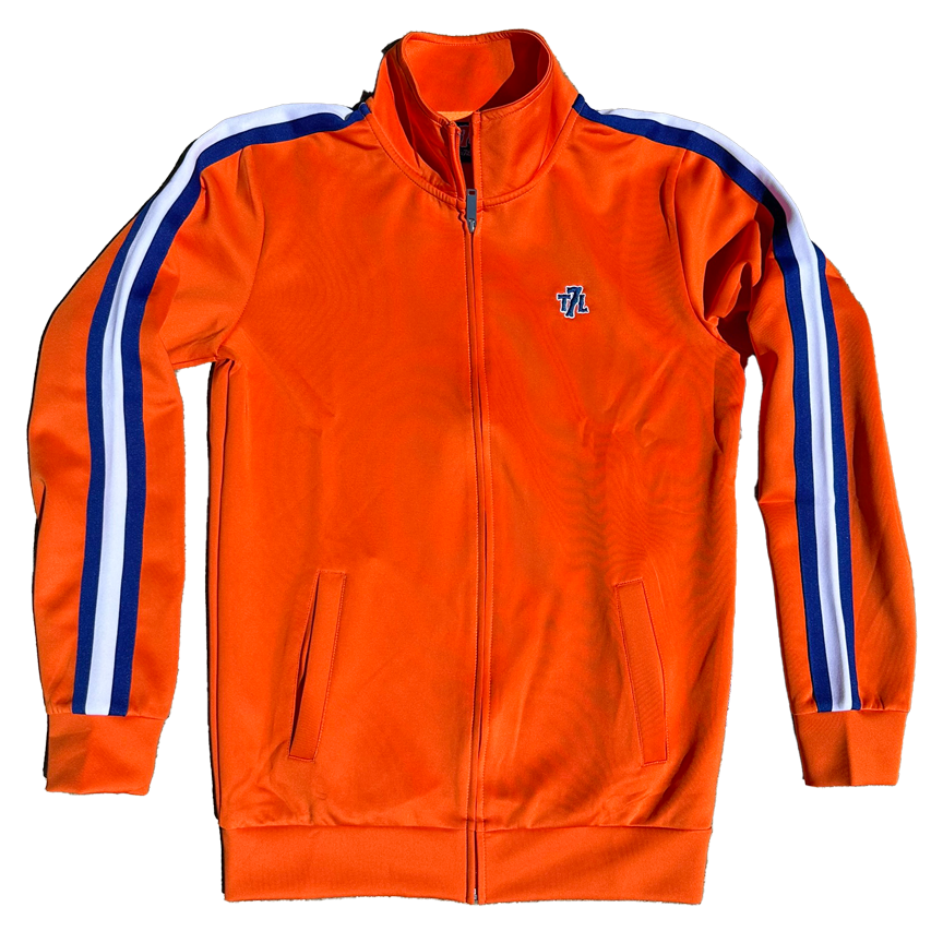 The Line T7L Racing Stripe Track Suit (Orange) - Main Image