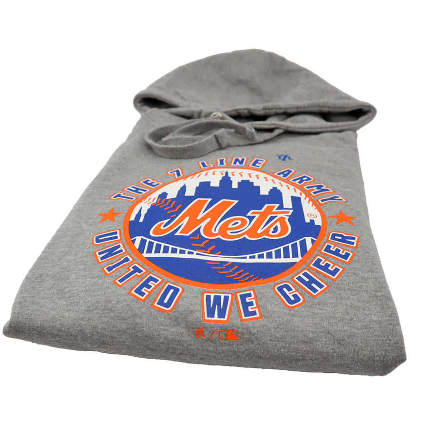 United We Cheer Mets | Hooded Sweatshirt (Grey)