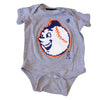 Emoji Mr. Met onesie - The 7 Line - For Mets fans, by Mets fans. An independently owned clothing/lifestyle brand supporting the Mets players and their fans.