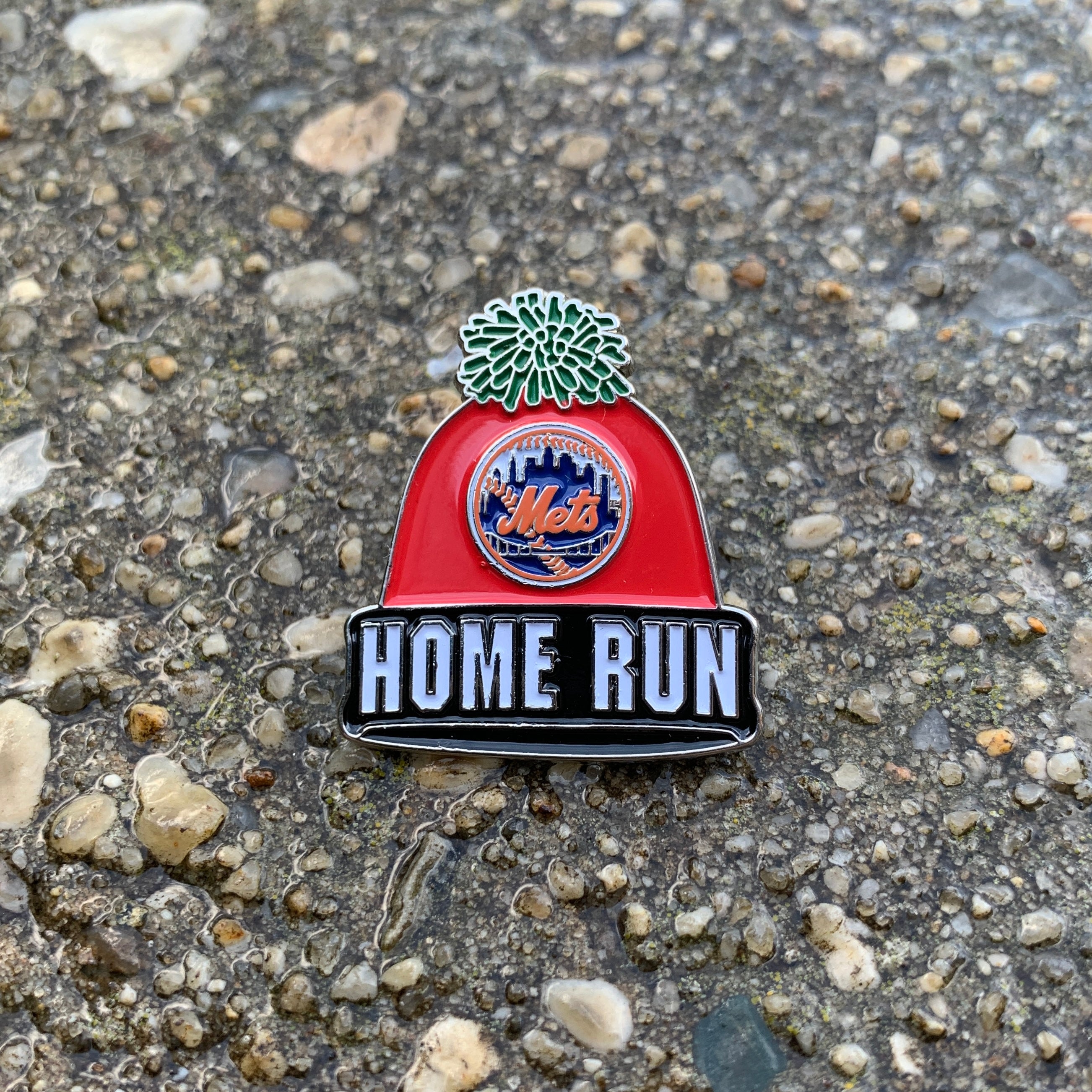 Home Run Apple beanie PIN Home Run Apple beanie PIN