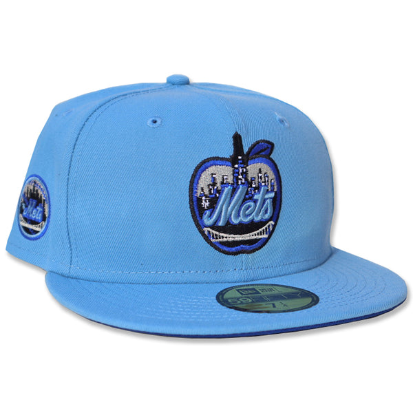 METS APPLE (Sky Blue) New Era fitted