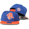 T7L x METS (blue/orange) - New Era Snapback - The 7 Line - For Mets fans, by Mets fans. An independently owned clothing/lifestyle brand supporting the Mets players and their fans.