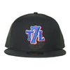 T7L x Mets (black) - New Era fitted - The 7 Line - For Mets fans, by Mets fans. An independently owned clothing/lifestyle brand supporting the Mets players and their fans.