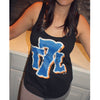 T7L Logo - Ladies Tank - BLACK - The 7 Line - For Mets fans, by Mets fans. An independently owned clothing/lifestyle brand supporting the Mets players and their fans.