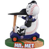 Mr. Met Mets Bullpen Cart Bobblehead (Limited Edition Black)