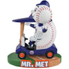 Mr. Met Mets Bullpen Cart Bobblehead