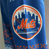 Mets "Son Of A Nutcracker" Button Up Holiday Shirt (ROYAL)