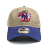 NY Apple - New Era adjustable (Khaki) - The 7 Line - For Mets fans, by Mets fans. An independently owned clothing/lifestyle brand supporting the Mets players and their fans.