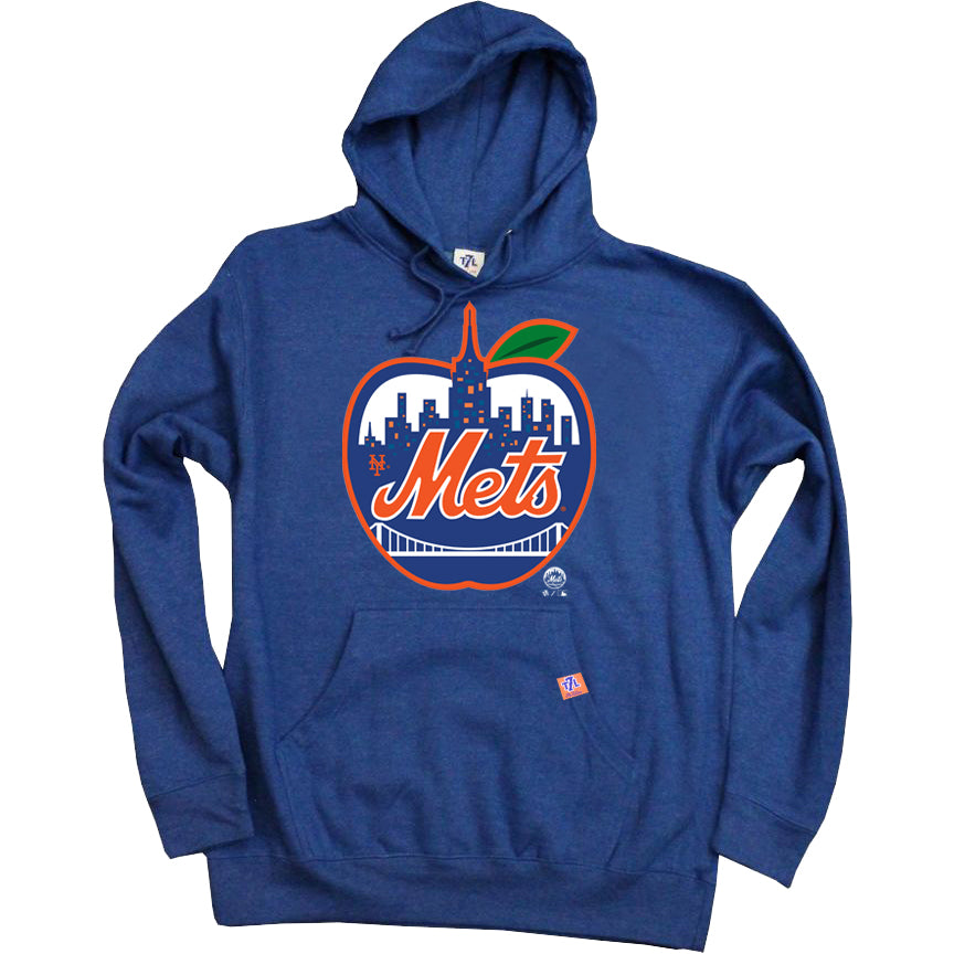 New York Mets Mitchell & Ness City Collection Pullover Hoodie - Royal