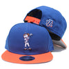 Mrs. Met (blue/orange) - New Era Snapback - The 7 Line - For Mets fans, by Mets fans. An independently owned clothing/lifestyle brand supporting the Mets players and their fans.