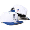 Mrs. Met (white) - New Era Snapback - The 7 Line - For Mets fans, by Mets fans. An independently owned clothing/lifestyle brand supporting the Mets players and their fans.