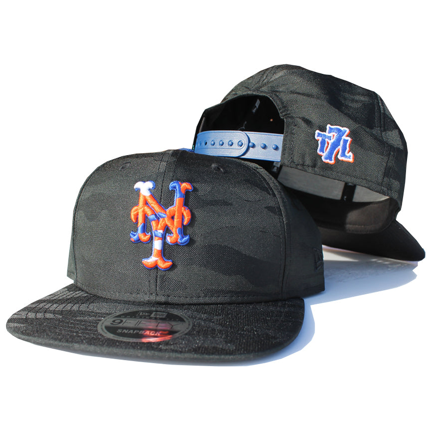 NY Mets Camo (Blackout) - New Era Adjustable
