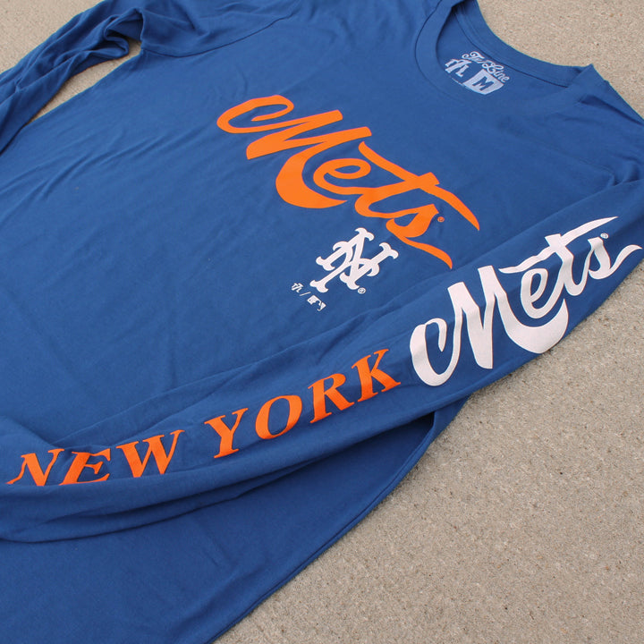 New York Mets Script Long Sleeve