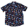 Mets "Party Time" Button Up Shirt (BLACK)