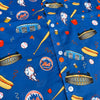 Mets "Party Time" Button Up Shirt (ROYAL)