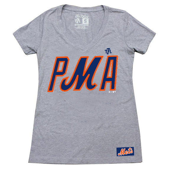 PMA ladies v-neck (grey)