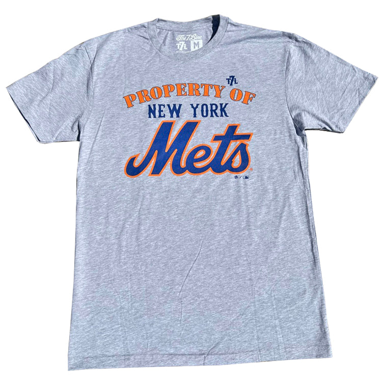 Men's Mitchell & Ness Property of Yankee Stadium Grey T-Shirt