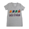 Shea Stadium Seats (women's) - The 7 Line - For Mets fans, by Mets fans. An independently owned clothing/lifestyle brand supporting the Mets players and their fans.