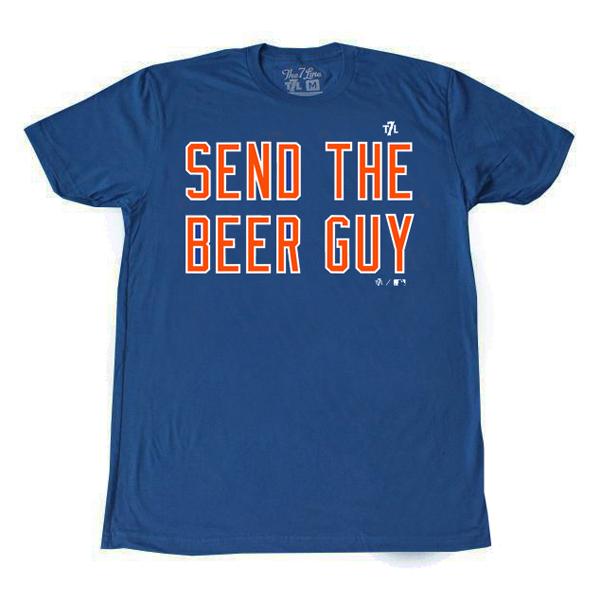 The 7 Line - Mets t-shirts - send the beer guy - send the beer guy