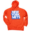 New York Mets "Stacked" | Hoodie (Orange)